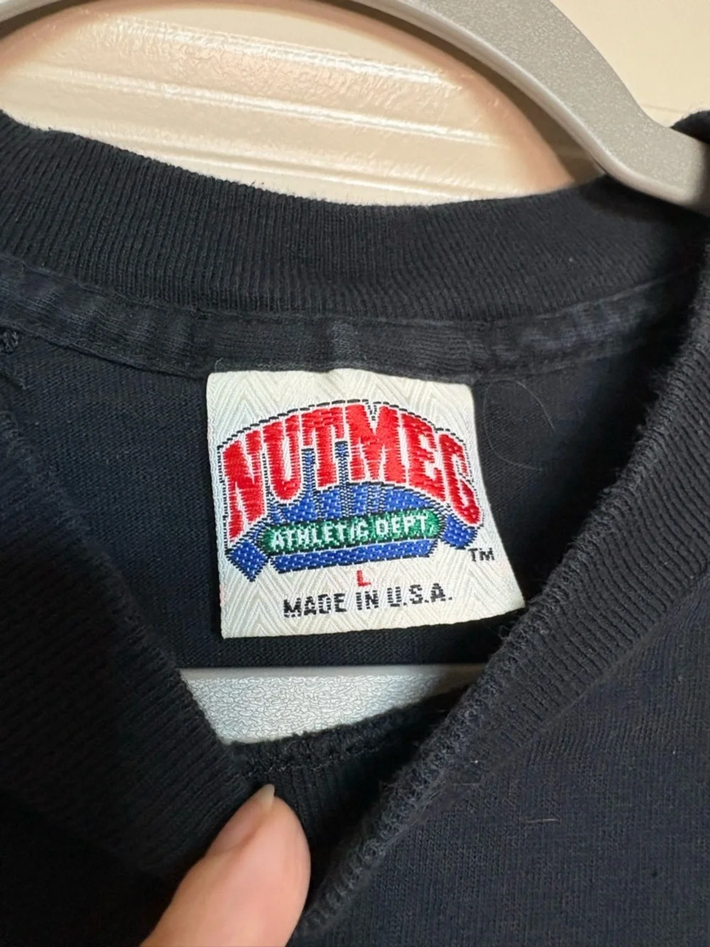 Vintage 90s Nutmeg Mills Purdue Boilermakers Colorful Train Graphic T-Shirt RARE